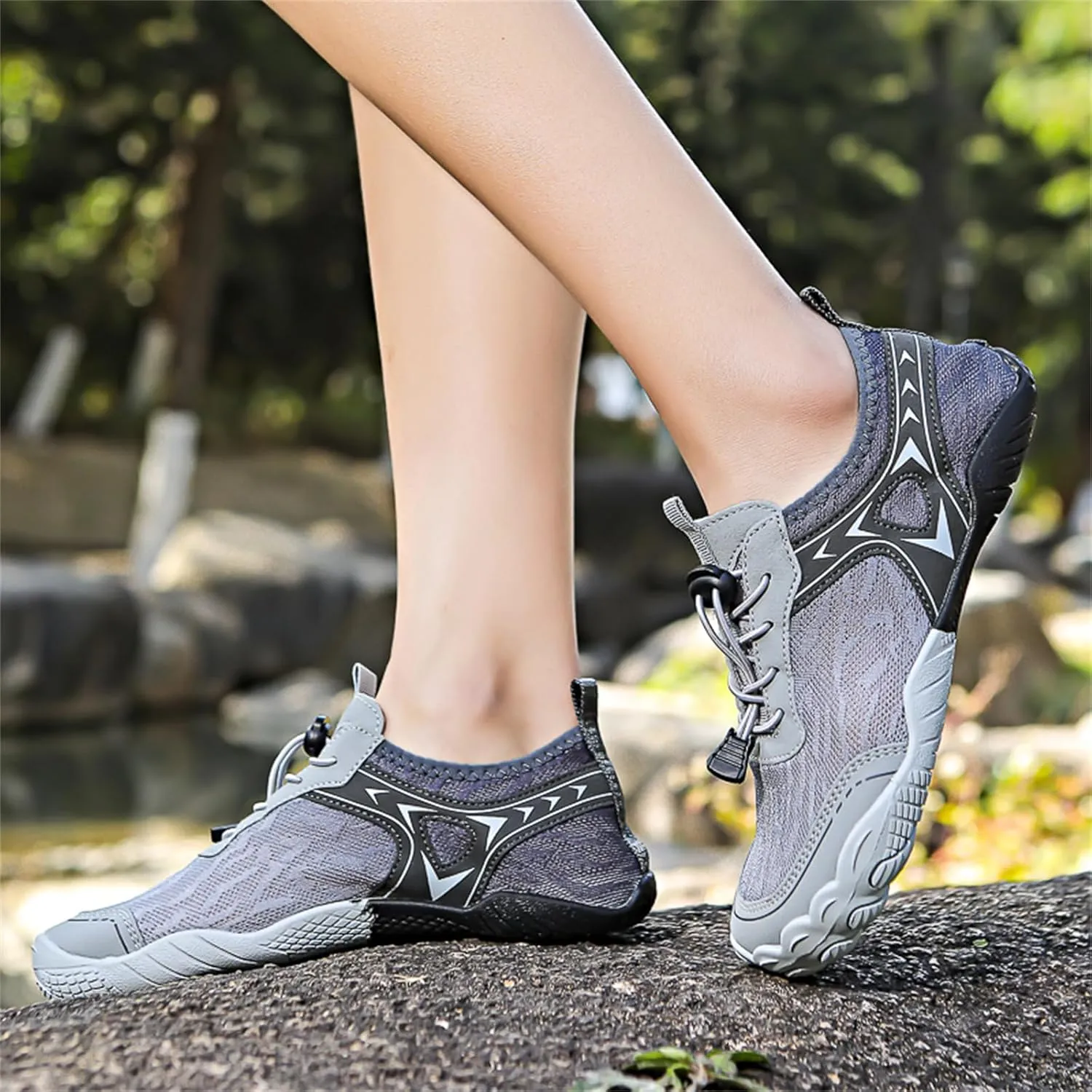 Grounded Footwear for Women Men with Neuropathy Grounding Shoes Hiking Footwear Barefoot Womens Shoes Non-Slip Outdoor Unisex Water Pro Beach Shoe Wide Toe Box Sneakers, Diabetic Shoe, Quick-Dry