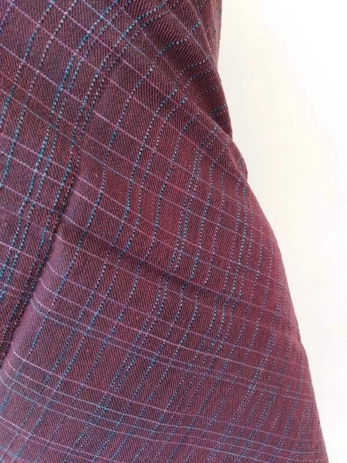 Hand-woven Woollen Stole Pure Merino Wool Maroon