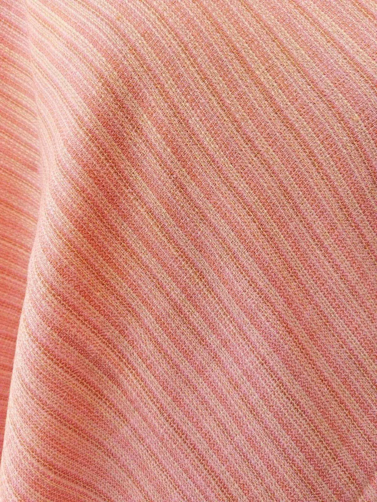 Hand-woven Woollen Stole Pure Merino Wool Pink