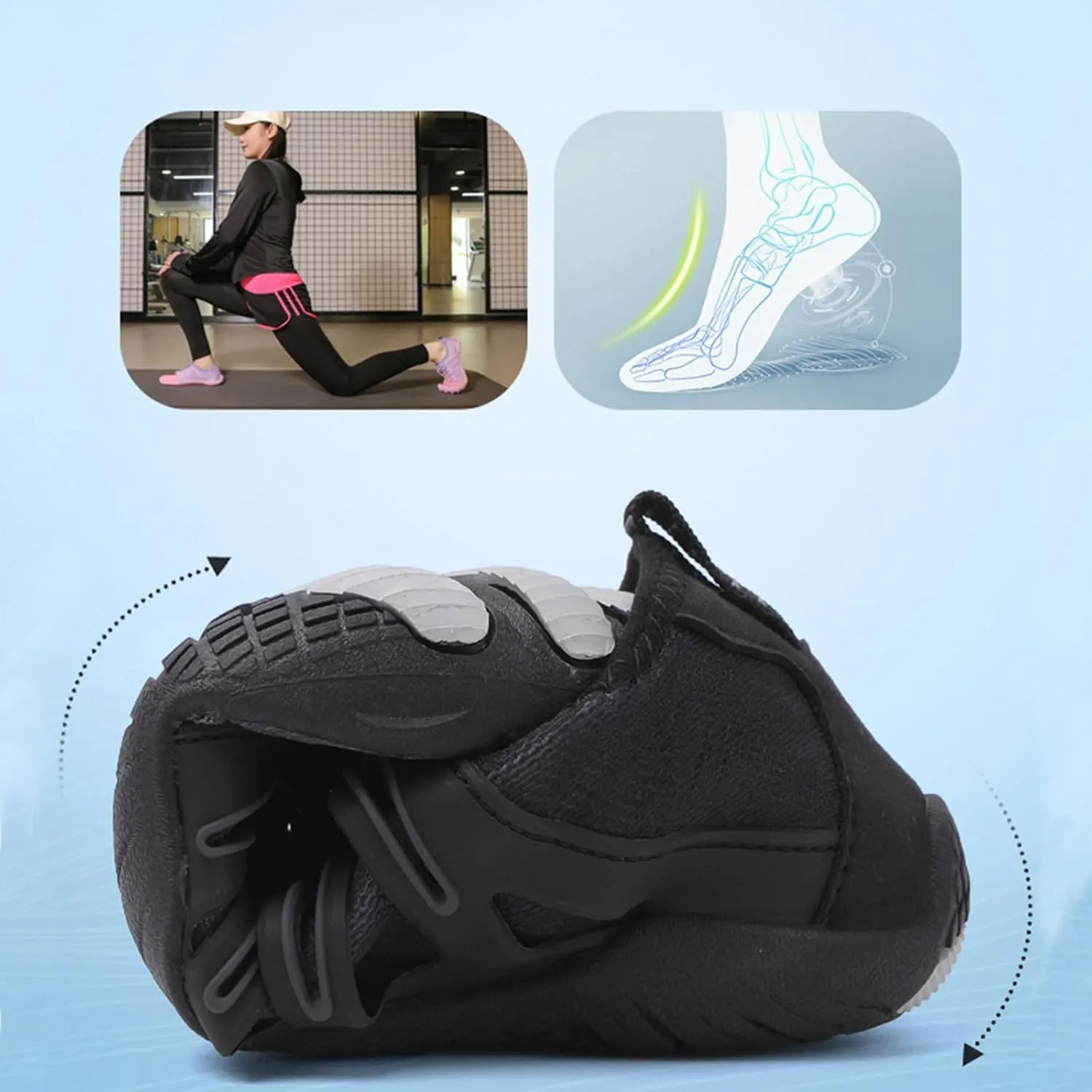 Hike Barefoot Shoes Women Men Pro Footwear Barefoot Shoes Wide Toe Box Breathable Healthy and Non-Slip Footwear Barefoot Shoes Hiking Shoes