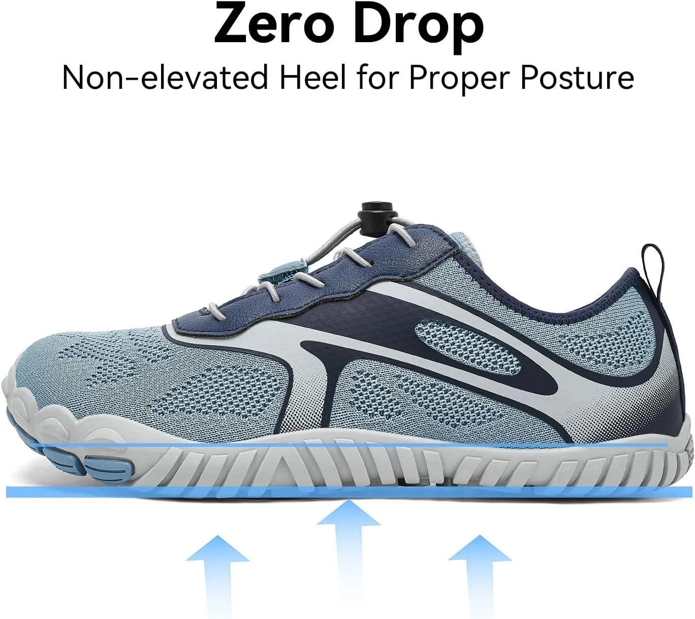 HOBIBEAR Barefoot Shoes for Men Women Wide Toe Box Zero Drop Cross-Training Minimalist Unisex