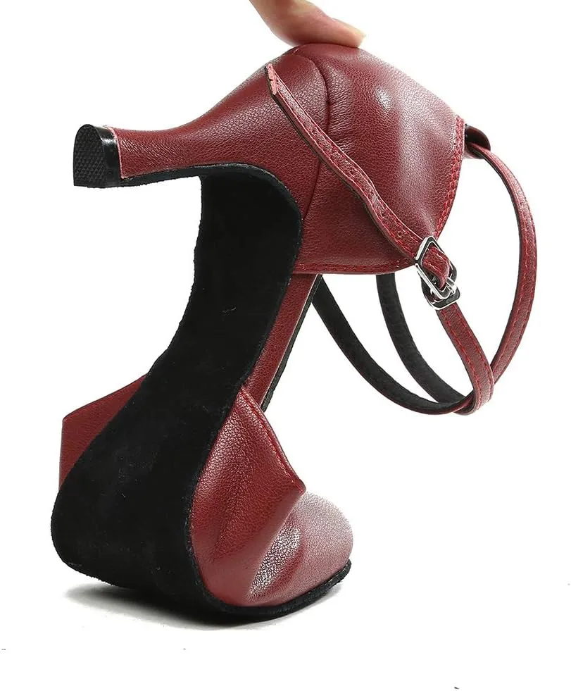 HROYL Womens Closed Toe Latin Salsa Ballroom Dance Shoes,Model 516/117/189