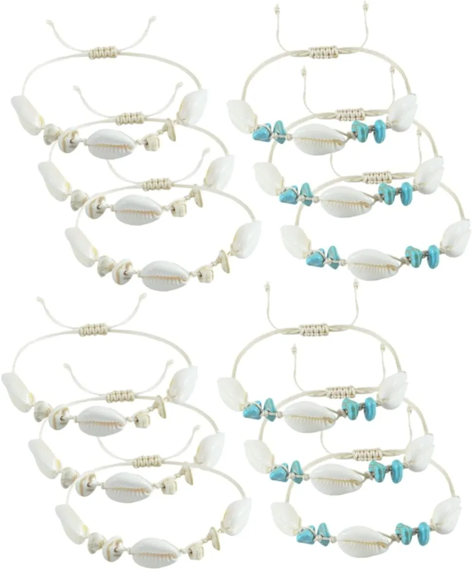 Inspired Bracelet Sets String Bracelet for Women Delicate Shell Pendants