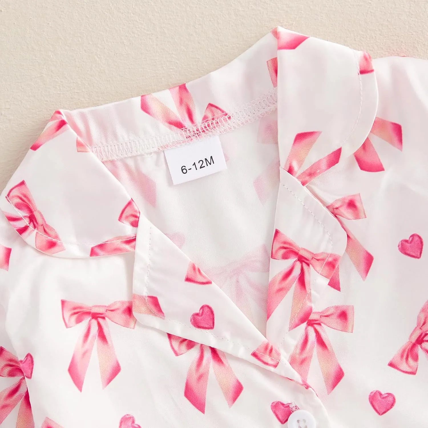 Kuriozud Toddler Girl Easter Pajamas Baby Silk Satin Nightgown Little Kids Girls Pjs Button Down 2 Piece Pajamas Set