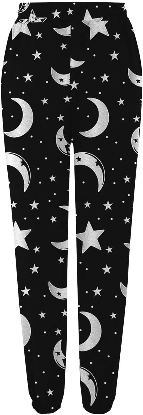 LCMTWX Baggy Sweatpants 2024 Joggers Pants Workout High Waisted Yoga Pants with Pockets Womens Jogging Leggings Comfy Black