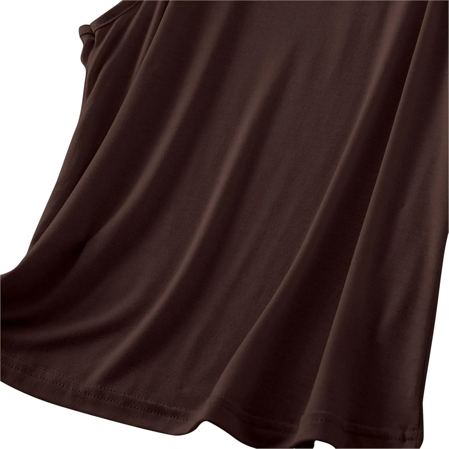 Lmdudan Tank Tops for Women Crewneck Spaghetti Strap Camisole Loose Fit Sleeveless Tees Casual Summer Racerback Shirts