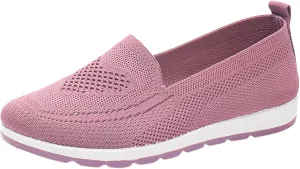 Loafers for Women Comfort Slip On Walking Shoes Knit Dressy Comfortable Business Work Flats Wide Width Casual Sneaker