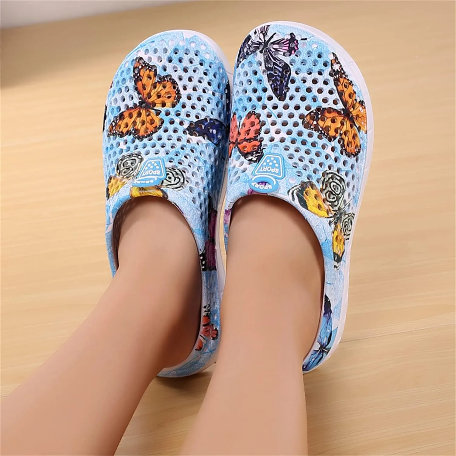 MDPCX Women's Garden Clogs Breathable Shoes Bathing Shoes Beach Shoes Water Shoes Footwear Slippers Walking Shoes Home Travel Shoes