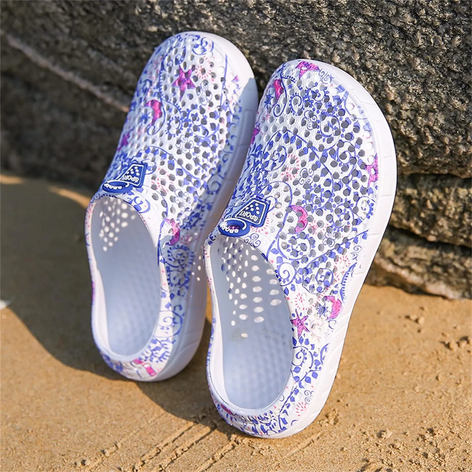 MDPCX Women's Garden Clogs Breathable Shoes Bathing Shoes Beach Shoes Water Shoes Footwear Slippers Walking Shoes Home Travel Shoes