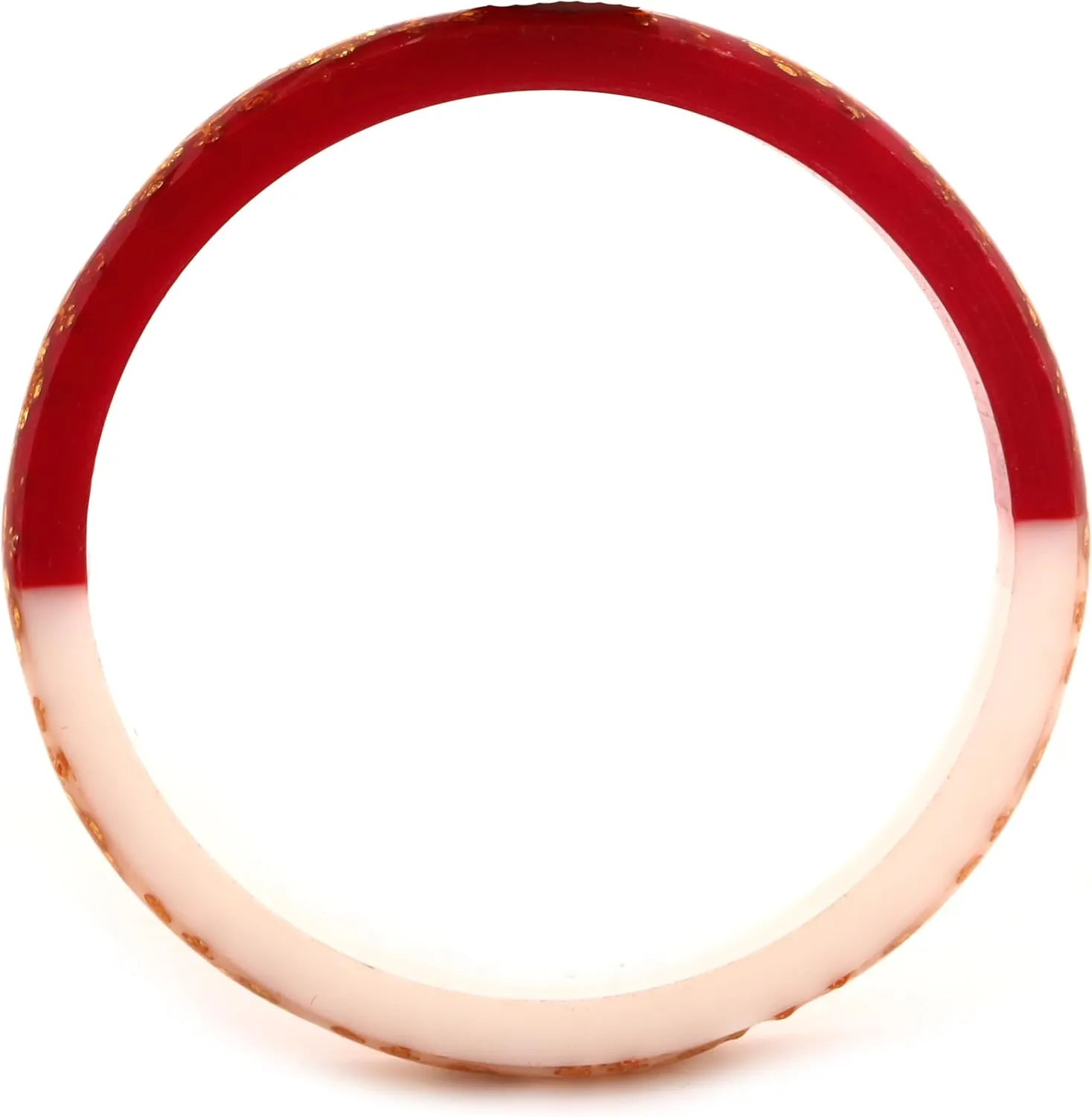 Meenakshi imitation Set of 2 Handcrafted Red White Flower Design Gold Plated Laminated Plastic Bangles Bollywood Designer Jewelry With Box Gift For Her Bangle Bracelets