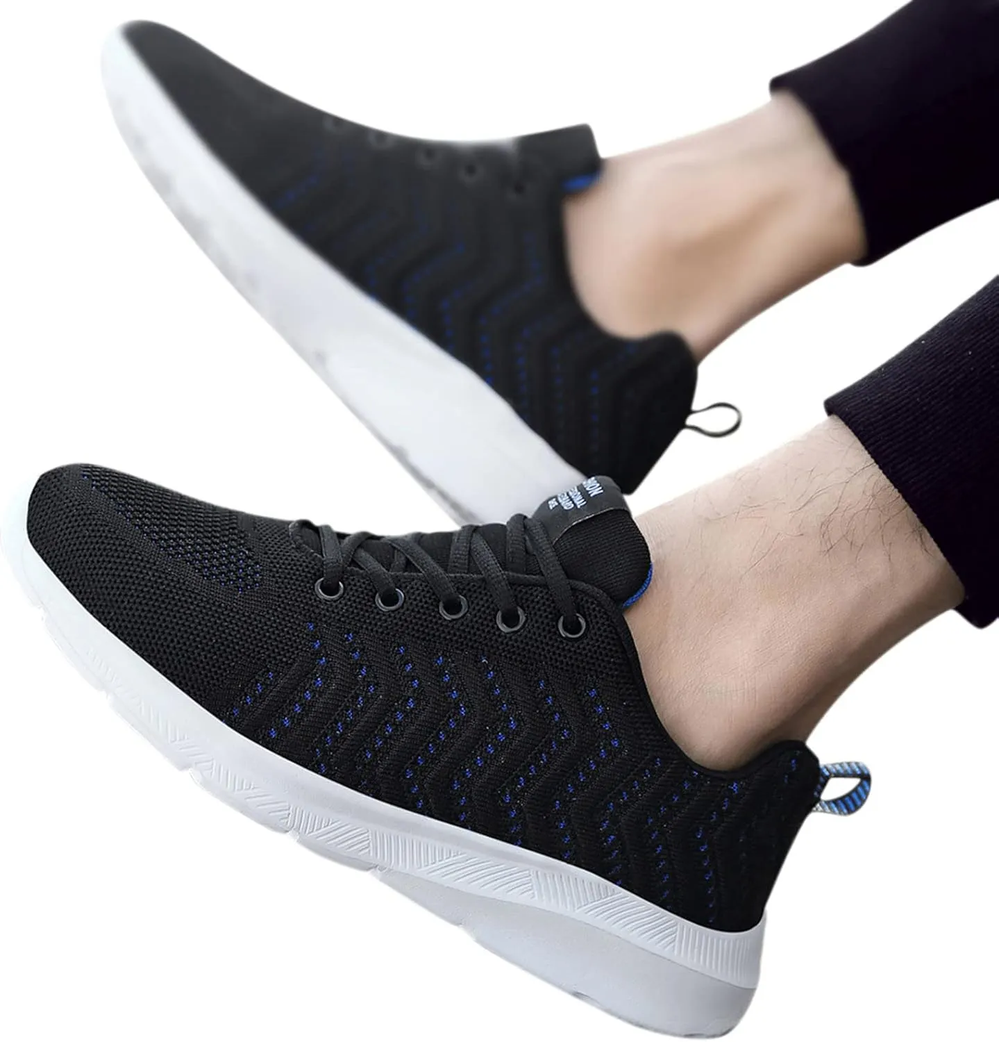 Men's Fashion Sneakers Mens Shoes Running Lightweight Sport Gym Jogging Walking Sneakers Tennis Racquet Sport Shoes Sneaker Lightweight Breathable Mesh Slide Shoe Running Dress