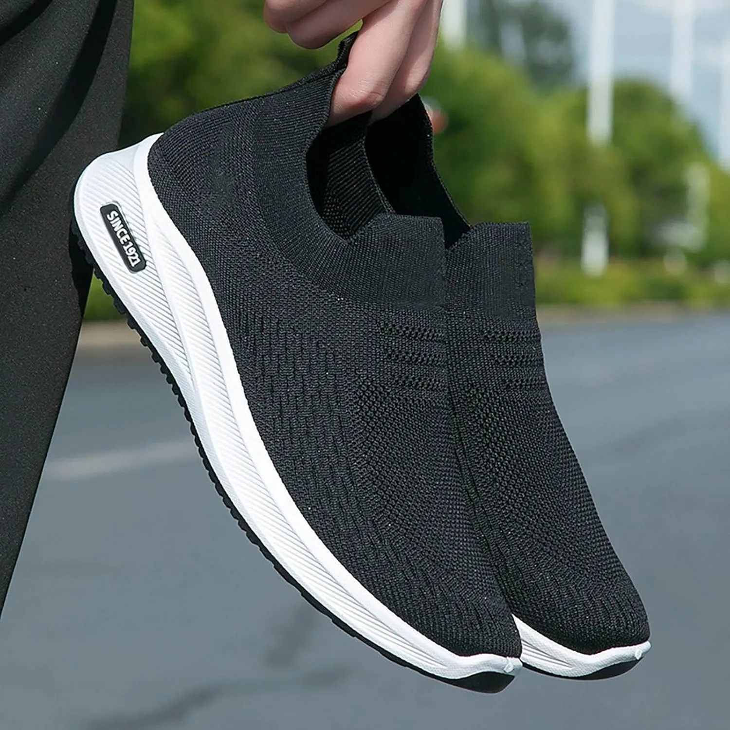 Men's Fashion Sneakers Men's Shoes Walking Shoe for Men Slip on Shoe for Men Lightweight Athletic Gym Sneaker