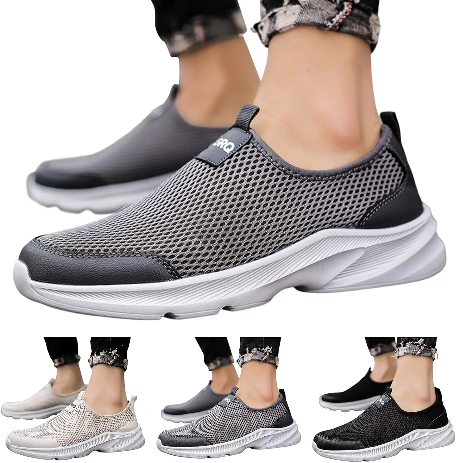 Men's Shoes Men's Fashion Sneakers Tennis Shoe for Men Slip on Shoe for Men Sport Running Trail Sneaker