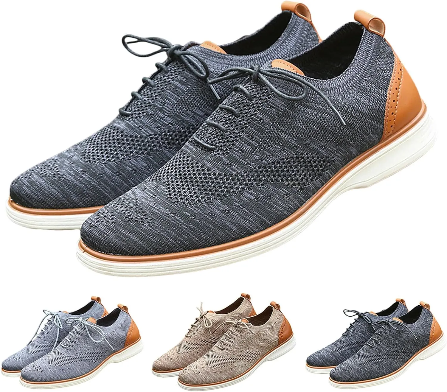 Mens Walking Shoes Mens Slip On Sneakers Non Slip Shoes for Men Sneakers Breathable Lightweight Walking Shoes