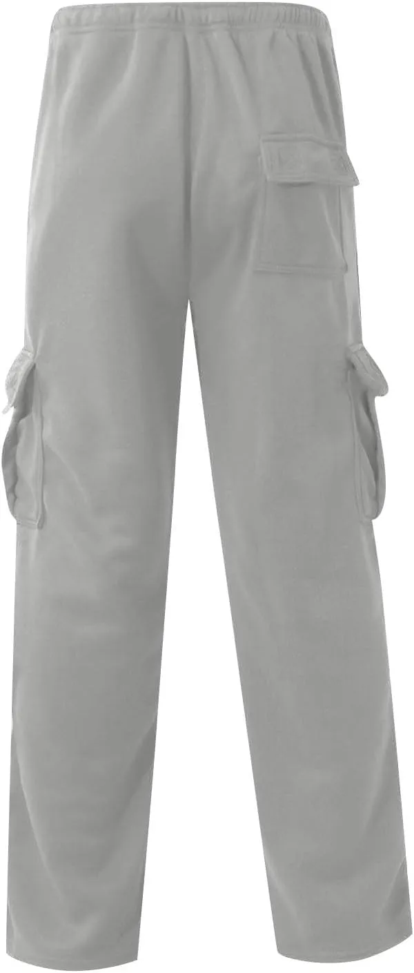 Mens Work Cargo Pants Waterproof Stretch Gym Work Casual Workout Trousers Joggers