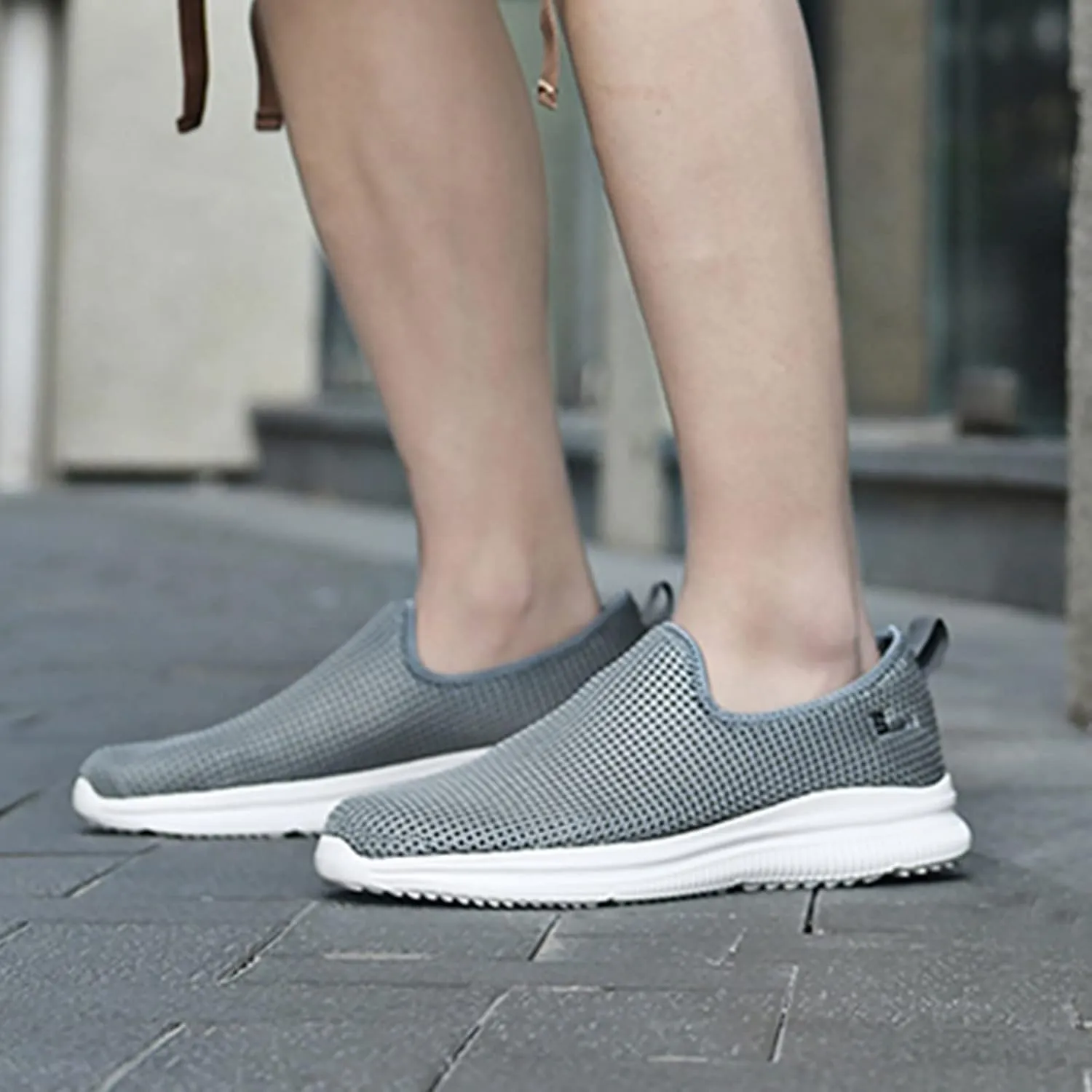 Mesh Slip On Sneaker for Women Comfort Lightweight Breathable Running Shoes Non Slip Casual Sneakers Walking Shoes Women Arch Support