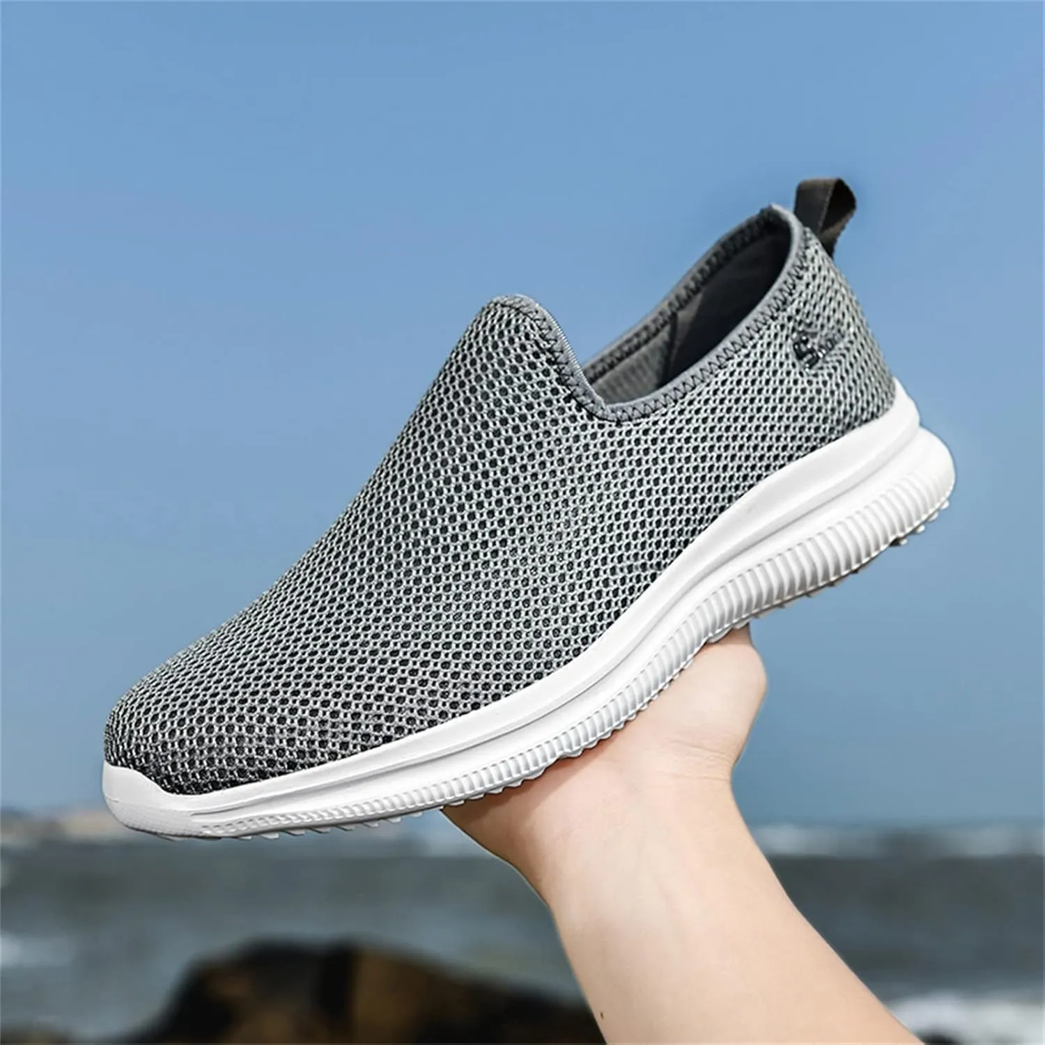 Mesh Slip On Sneaker for Women Comfort Lightweight Breathable Running Shoes Non Slip Casual Sneakers Walking Shoes Women Arch Support
