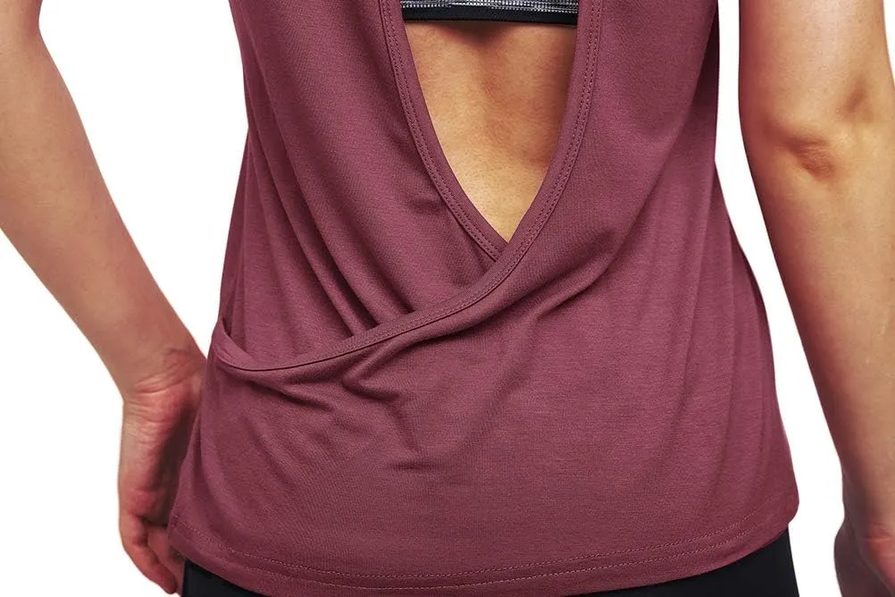 Mippo Workout Tops for Women Open Back Shirts Yoga Athletic Tops Running Muscle Tank Tops