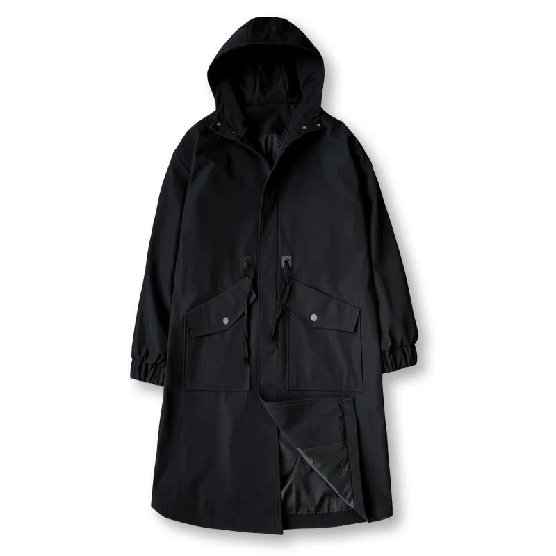 Phil  Herren-Windbreaker mit Kapuze und groen Taschen