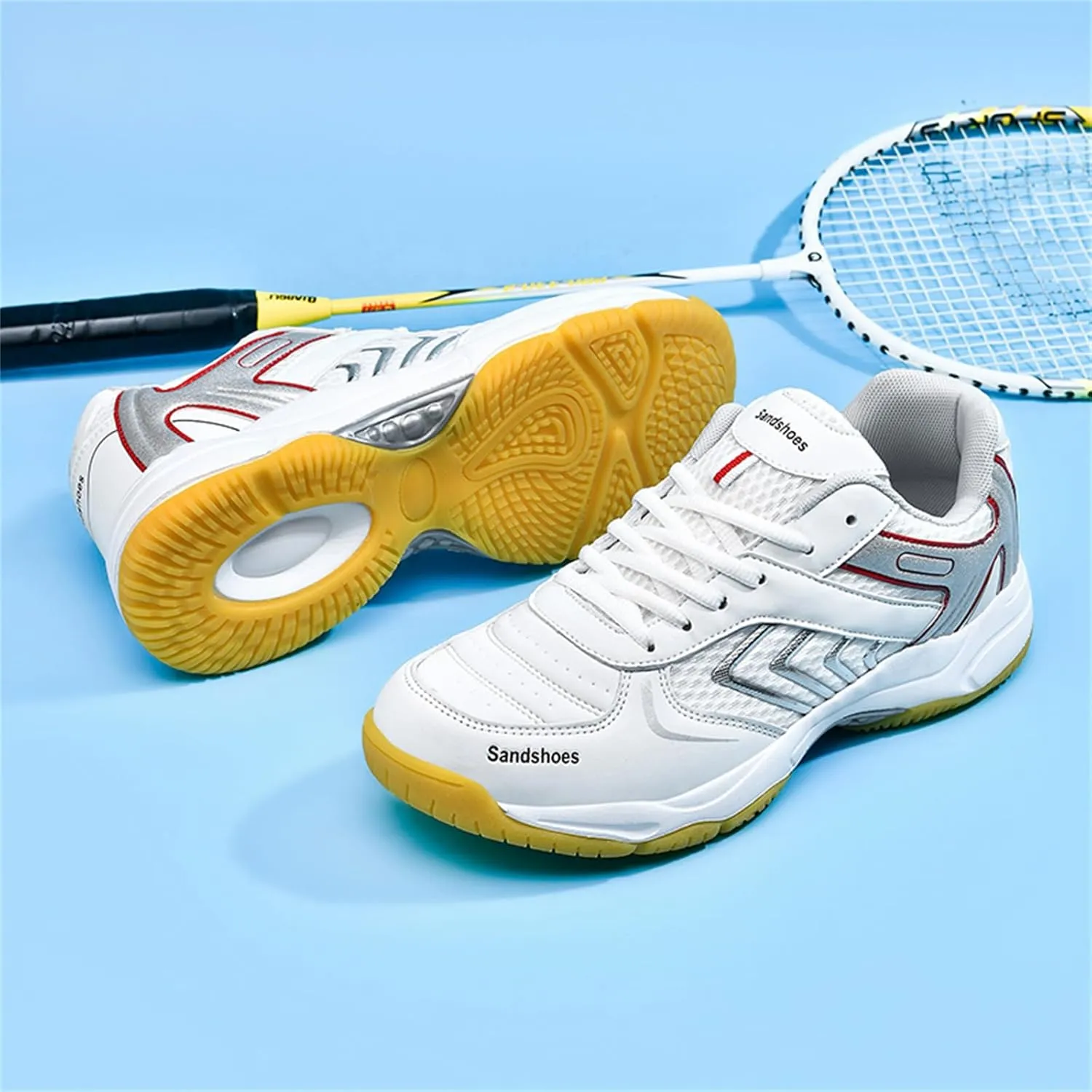 Pickleball Shoes for Men Badminton Tennis Shoes for All Court Racquetball Sneakers