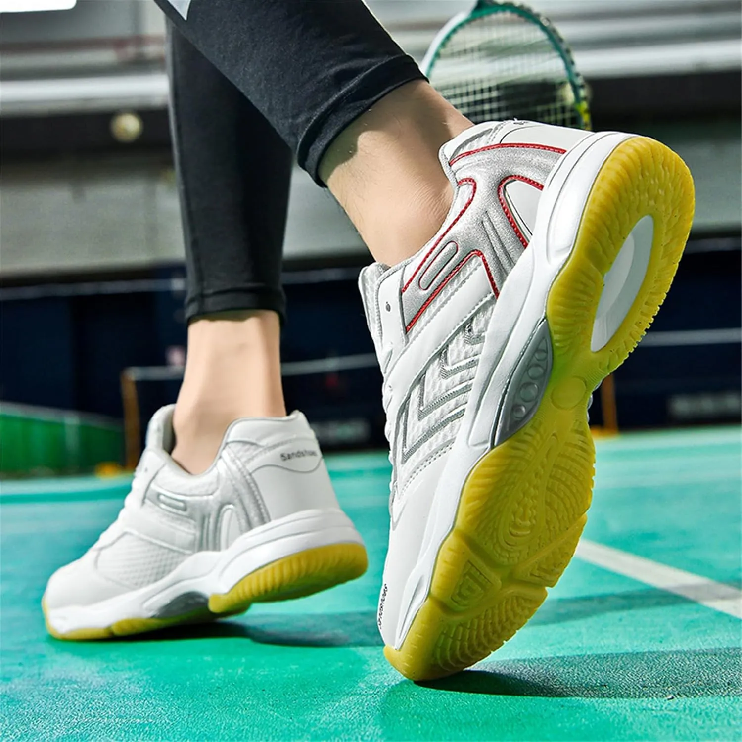 Pickleball Shoes for Men Badminton Tennis Shoes for All Court Racquetball Sneakers