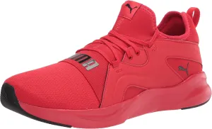 PUMA Men's SOFTRIDE RIFT Breeze Running Shoe, High Risk Red Black, 9