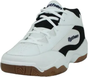 Python Wide (EE) Width Indoor Mid Racquetball (Squash, Indoor Pickleball, Badminton, Volleyball) Shoe (White and Black Colors Available)