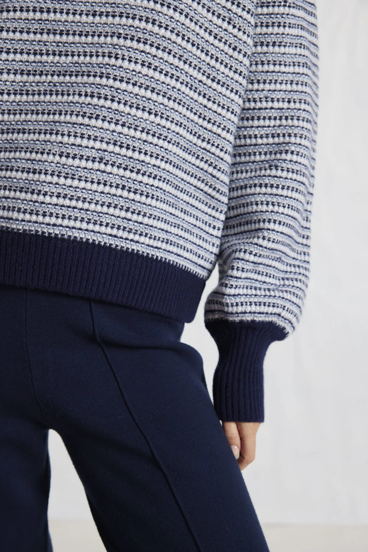 Roxy Merino Sweater in Snowdrift