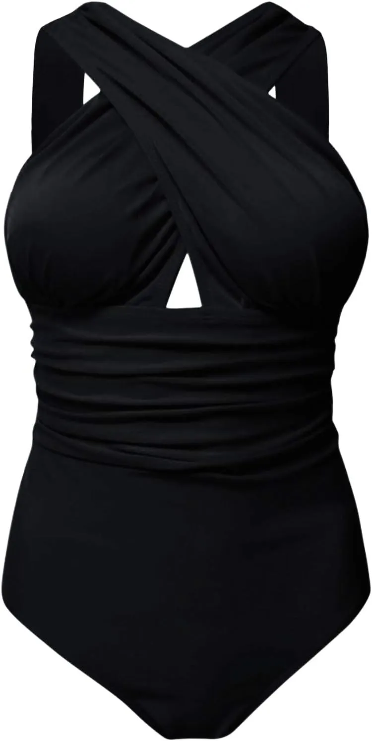 Rvidbe Women's Competitive Athletic 1 Piece Swimsuit Racerback Training Swimwear Bathing Suits Swimsuit Women