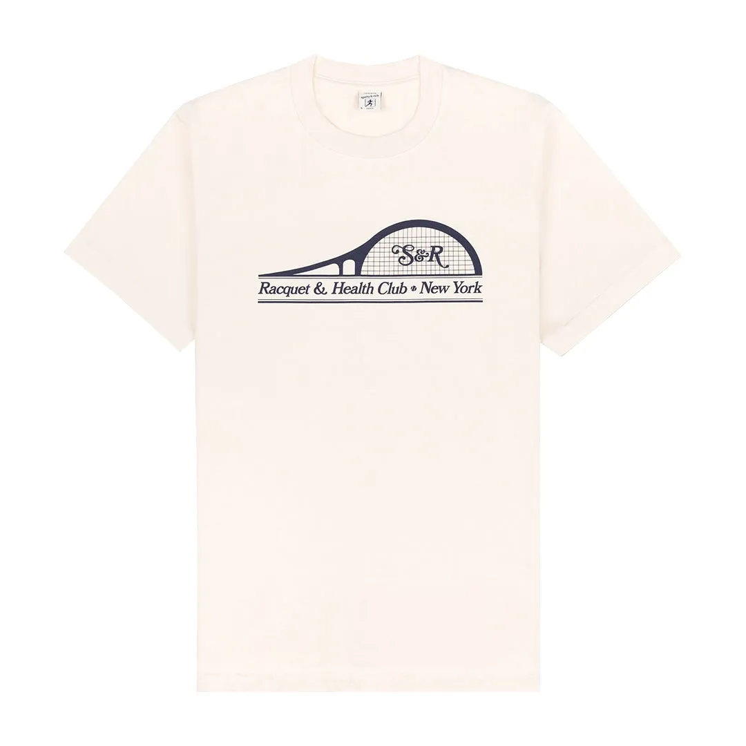 S&R Racket T Shirt Off White