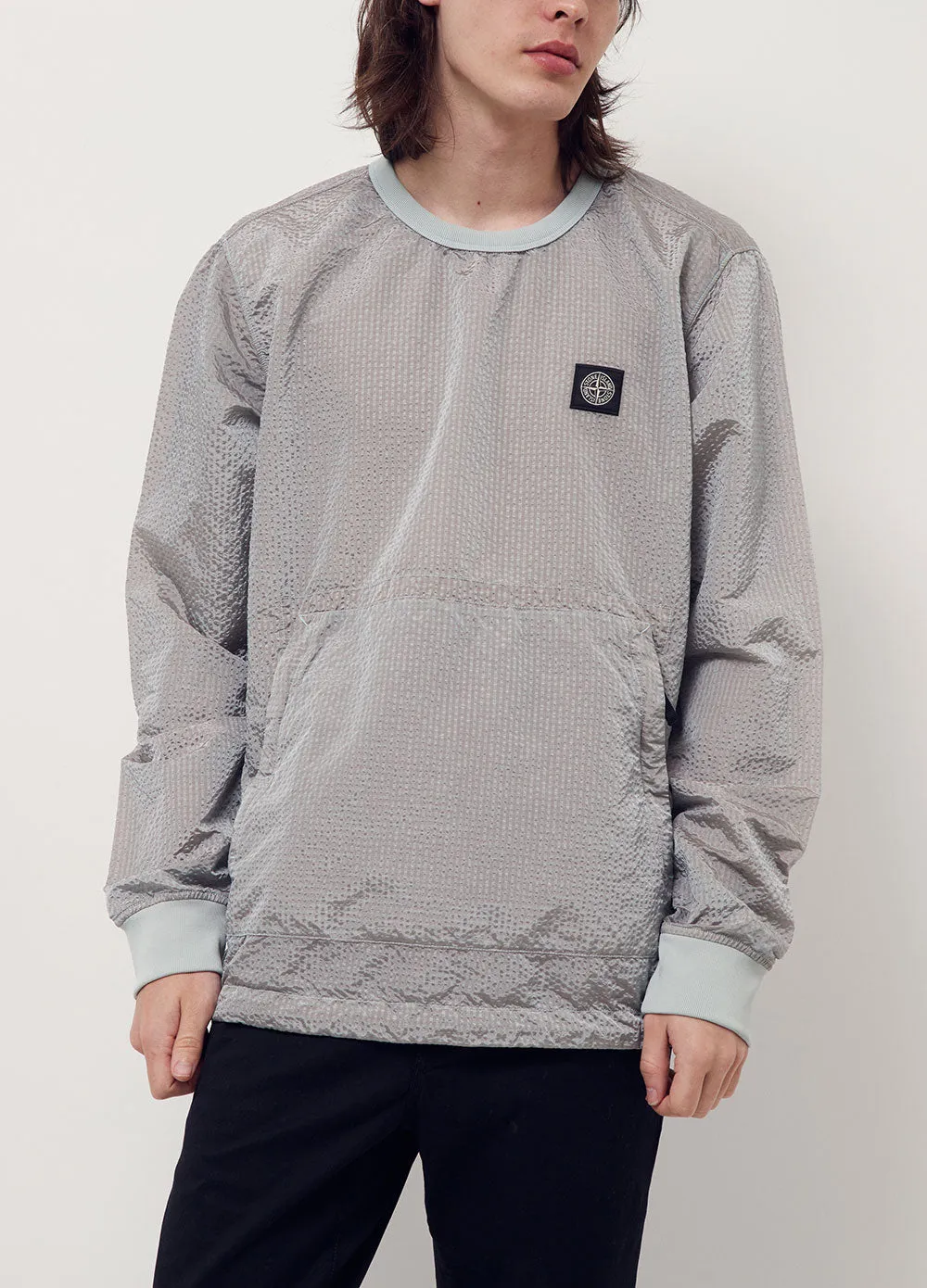 Seersucker Pullover Jacket