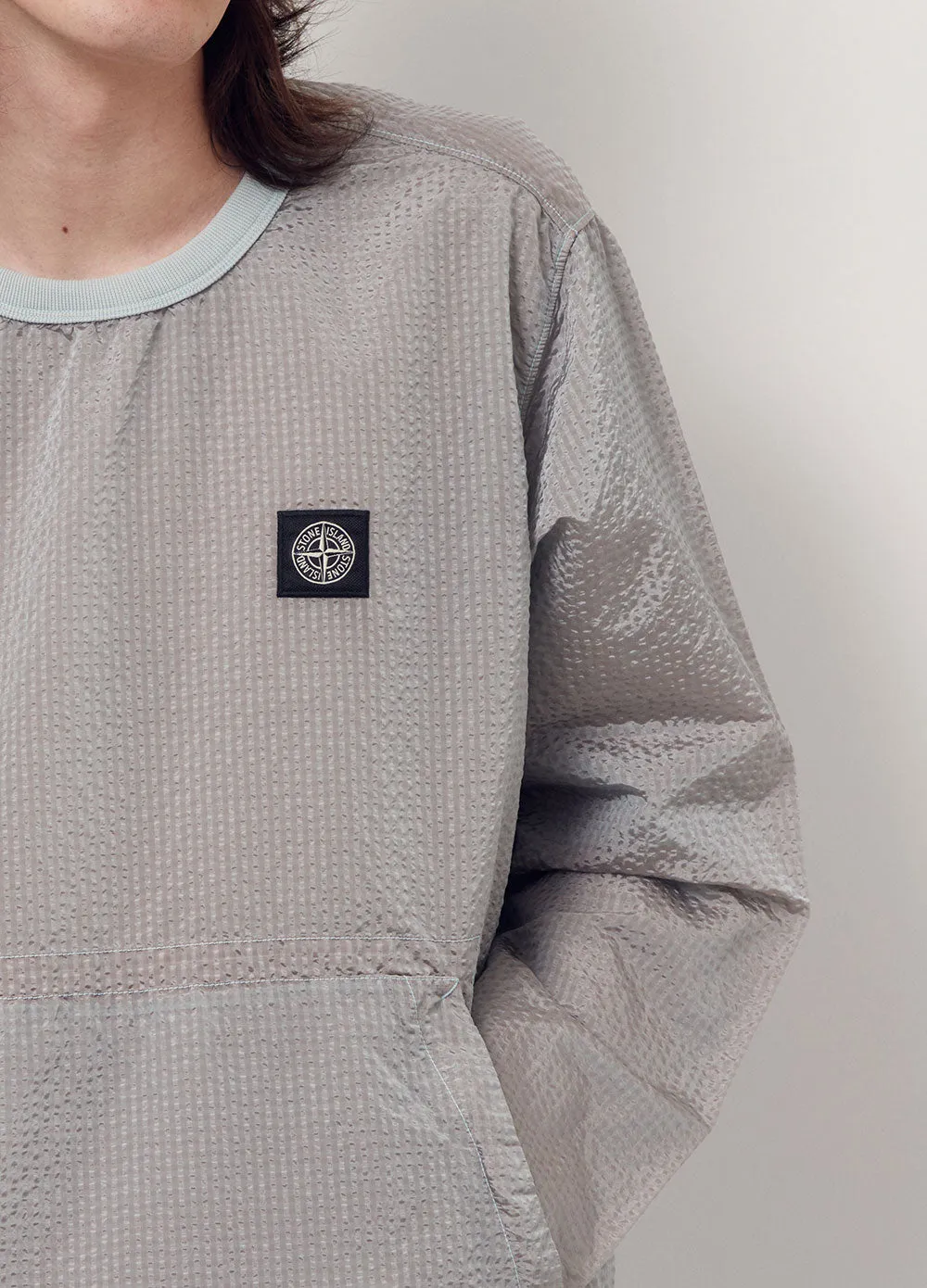 Seersucker Pullover Jacket