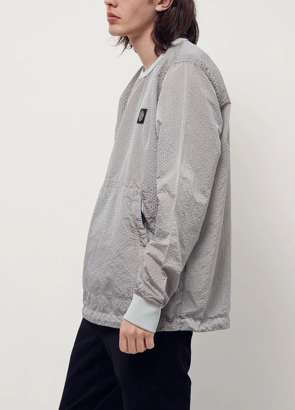 Seersucker Pullover Jacket
