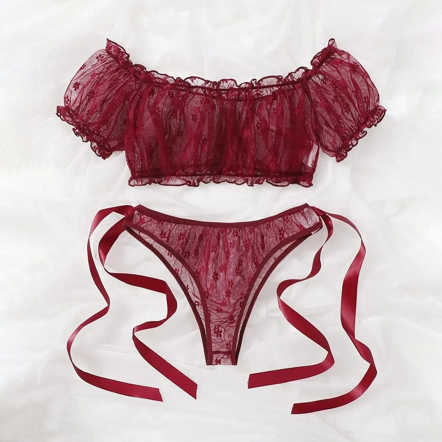 Sexy Women Lingerie Dress up Outdoor Ladies Sheer Lingerie Robe for Women