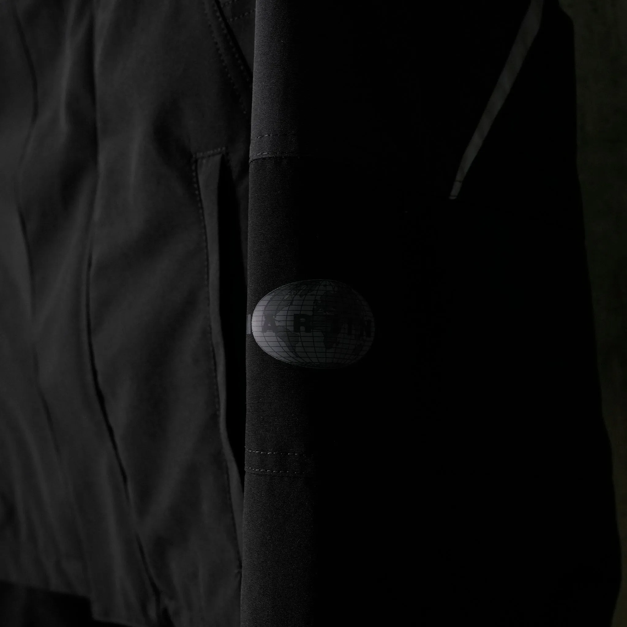 SHRUNKEN SPORTS JACKET / BLACK/GREY