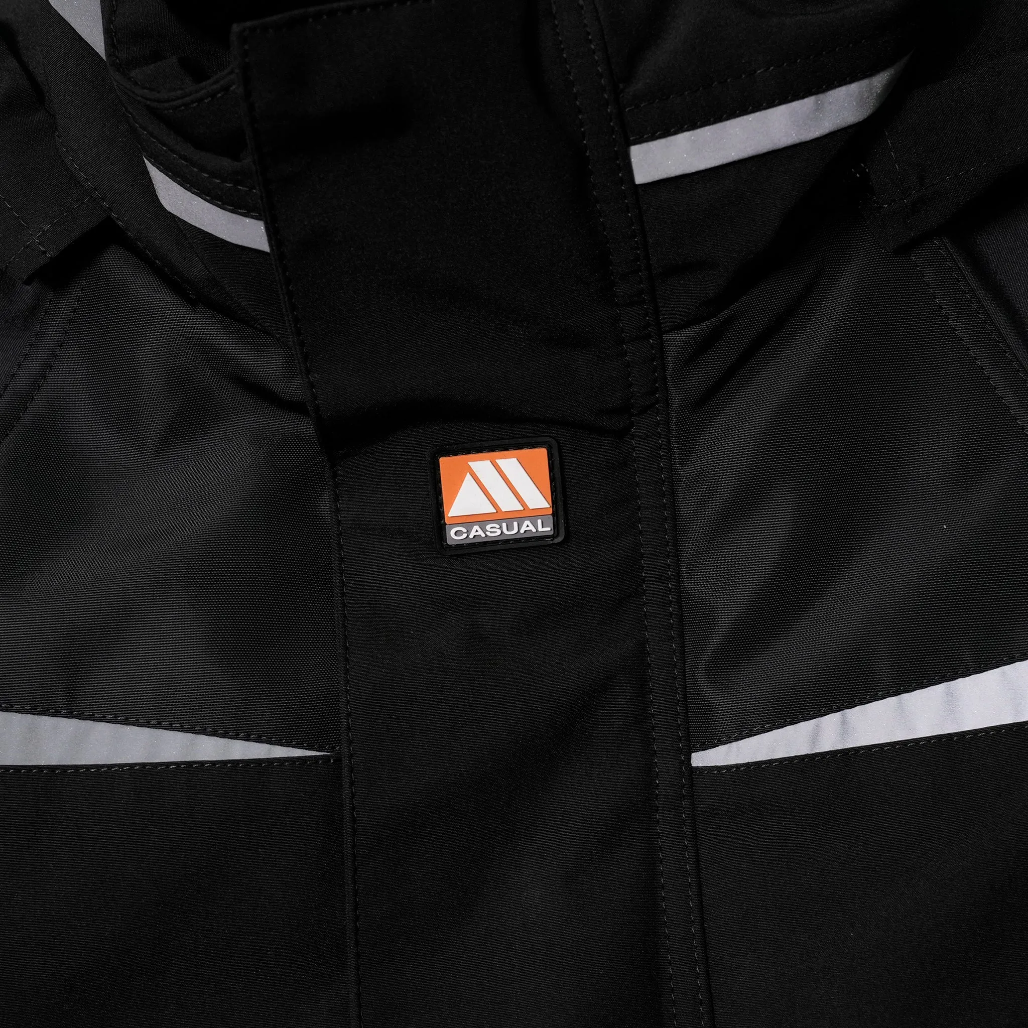 SHRUNKEN SPORTS JACKET / BLACK/GREY