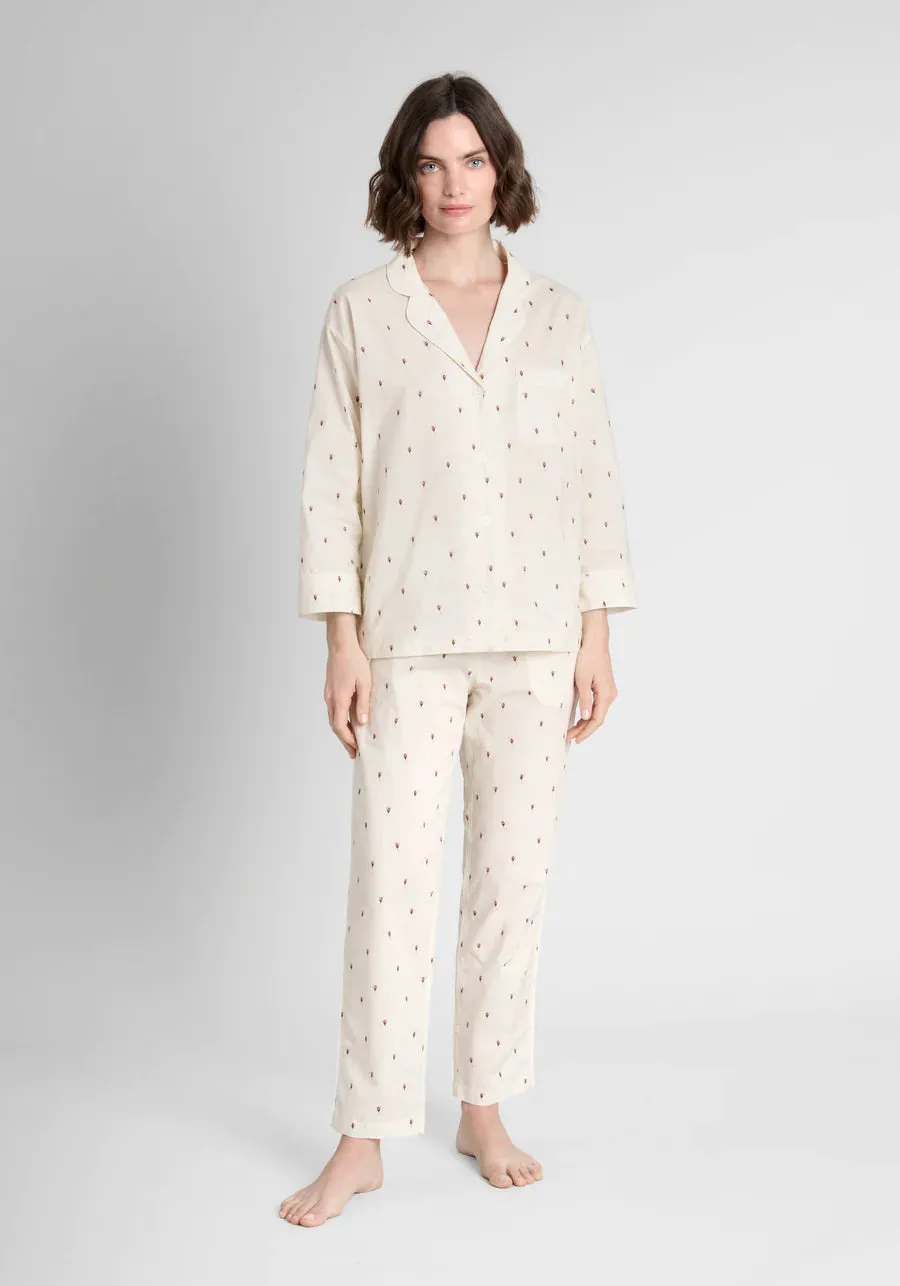 SLEEPY JONES~ 2 pc Marina pj set rosette