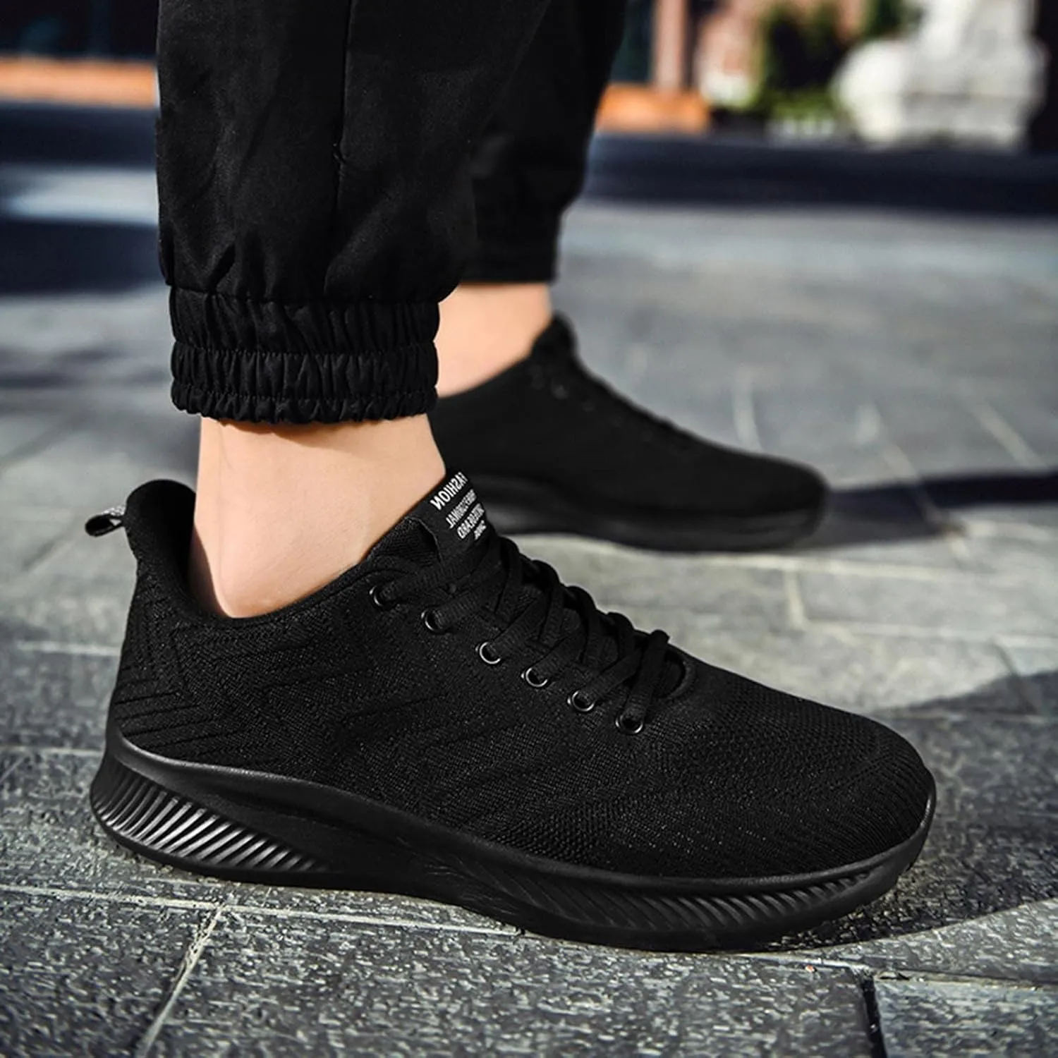 Sneakers for Men Training Shoes Men Mens Non Slip Walking Sneakers Weight Lifting Shoes for Men's Supportive Running Athletic Slip Ons White Sneaker