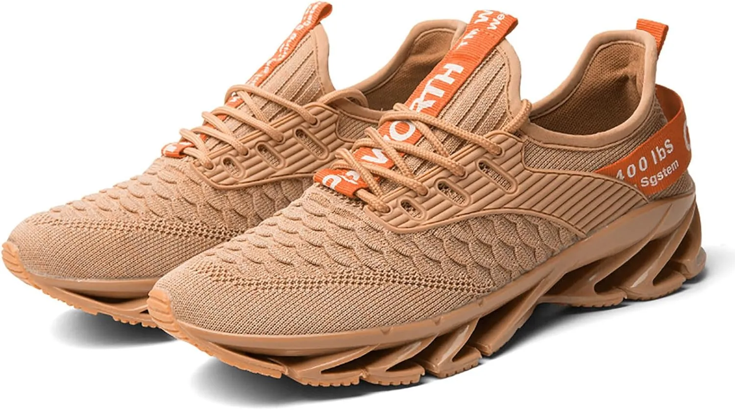 Sneakers Height Boosting Shoes for Men Walking Shoes Comfort Non Slip Breathable Knit Slip On Sneaker Laces for Men