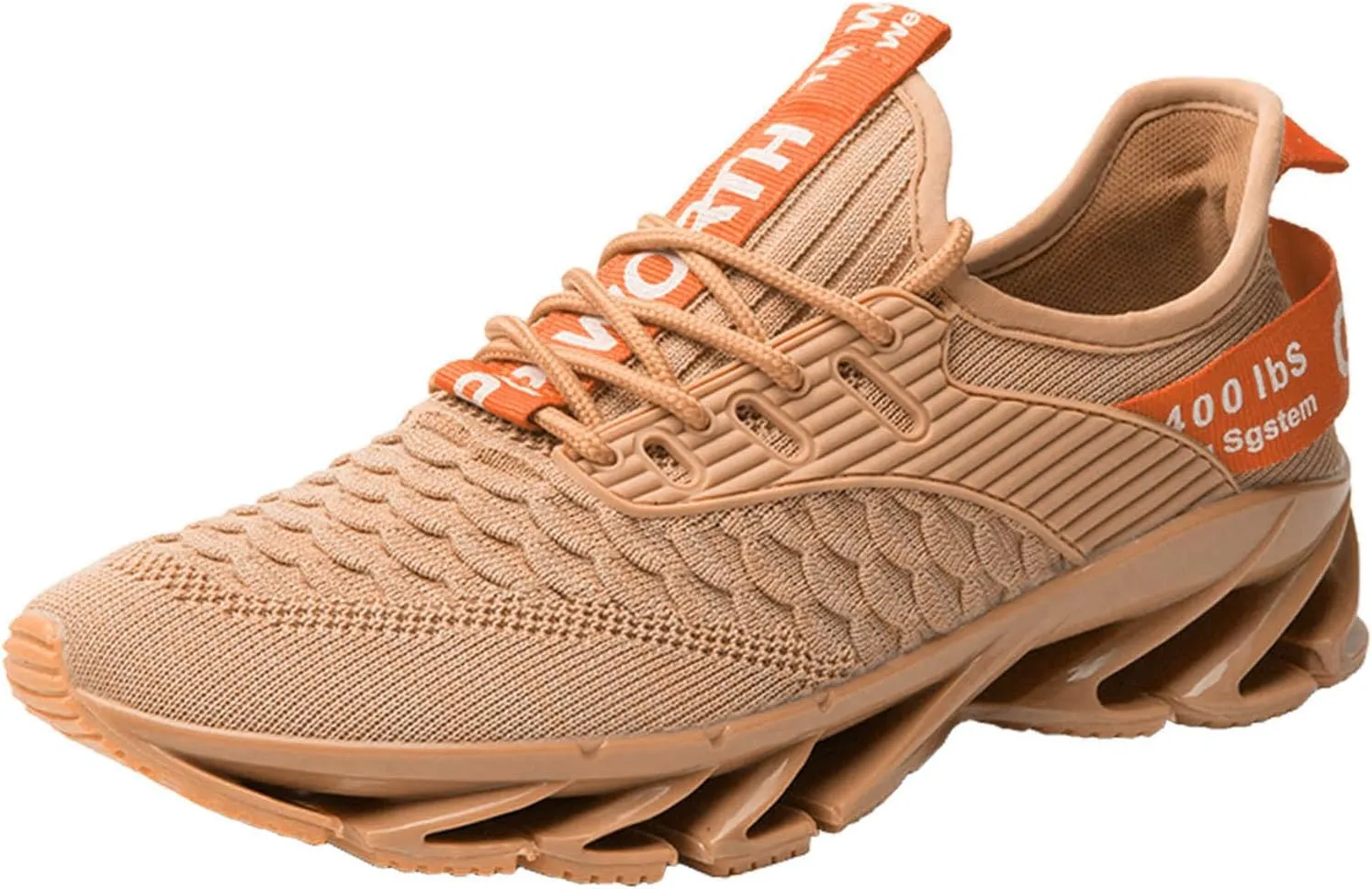 Sneakers Height Boosting Shoes for Men Walking Shoes Comfort Non Slip Breathable Knit Slip On Sneaker Laces for Men