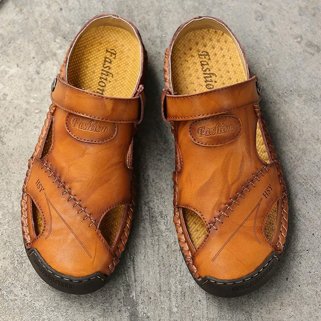 Summer Shoes Leather Breathable Casual Men's Outdoor Sandals Beach Men's sandals Mens Shower Sandals Men's Sandals Men Shoes