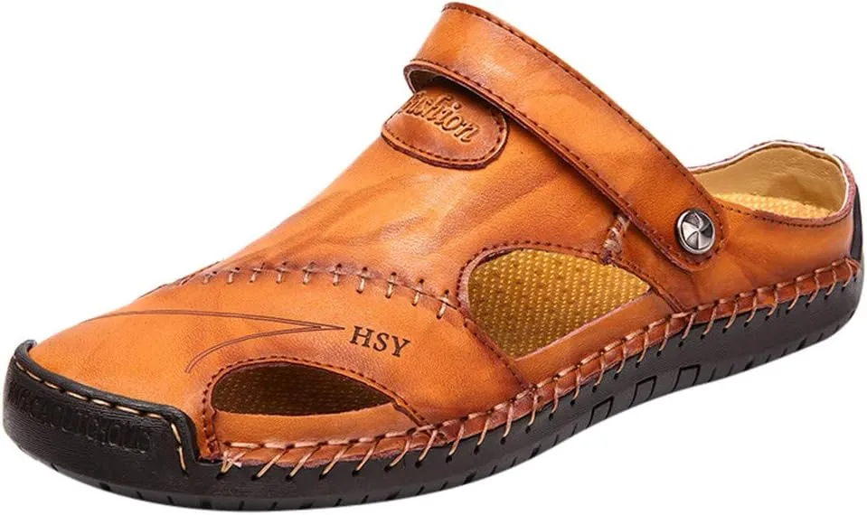 Summer Shoes Leather Breathable Casual Men's Outdoor Sandals Beach Men's sandals Mens Shower Sandals Men's Sandals Men Shoes