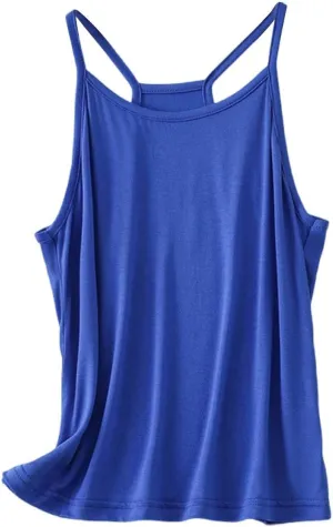 Tank Top for Women Sleeveless Basic Summer Tops Spaghetti Strap Racerback Cute Shirts Loose Casual Lightweight Athletic Tees
