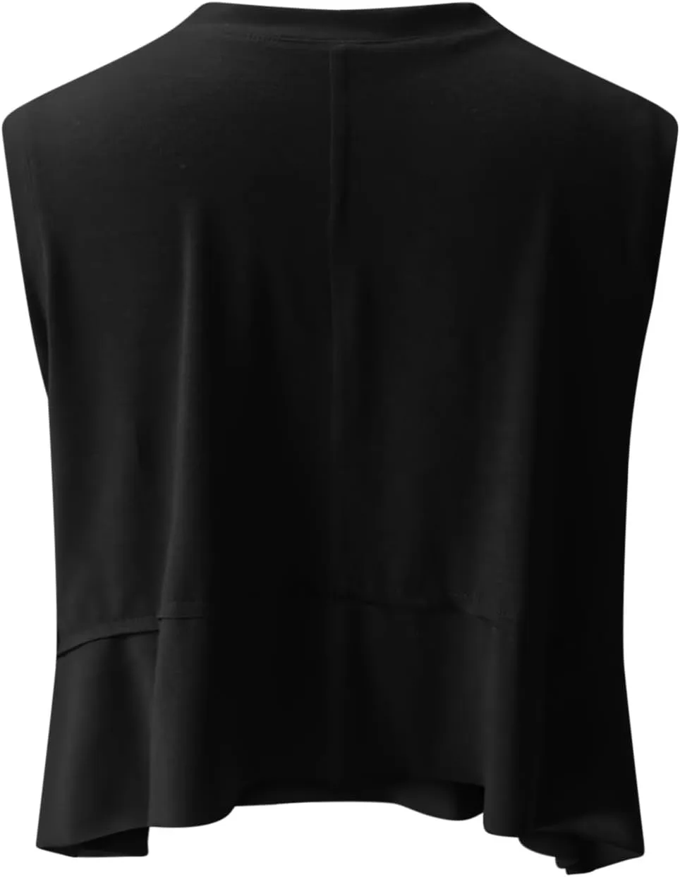 Tank Top for Women Summer Sleeveless Loose Fit Workout Tops Plus Size Crewneck Casual Cropped Tanks Blouse