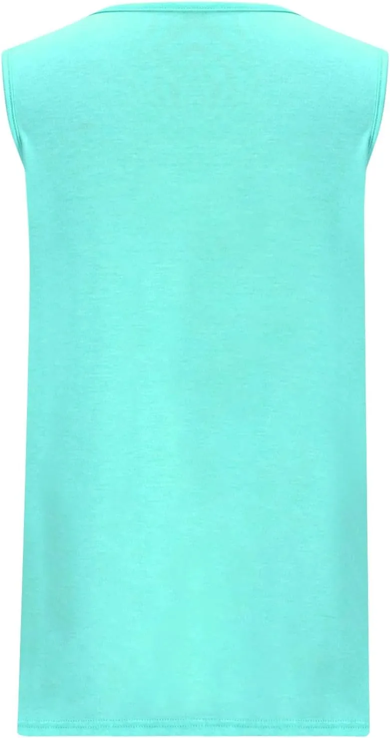 Tank Top for Women Trendy V Neck Camisole Top Loose Fit Sleeveless Blouse 2025 Summer Vacation Outfits Plain Shirts