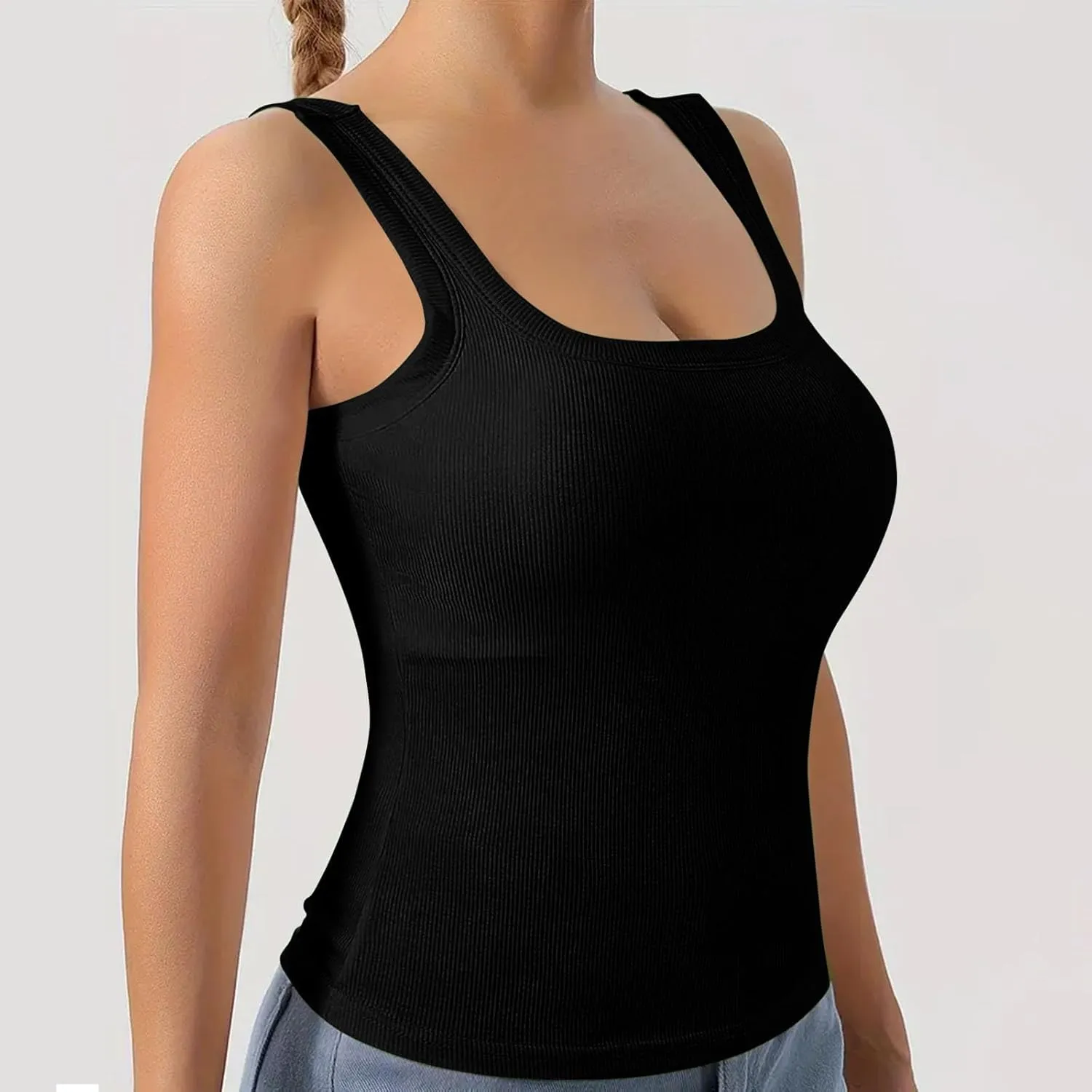 Tank Tops with Built in Bras, Workout Tops Built in Bra, Crop Top with Built in Bra, Tube Top with Built in Bra