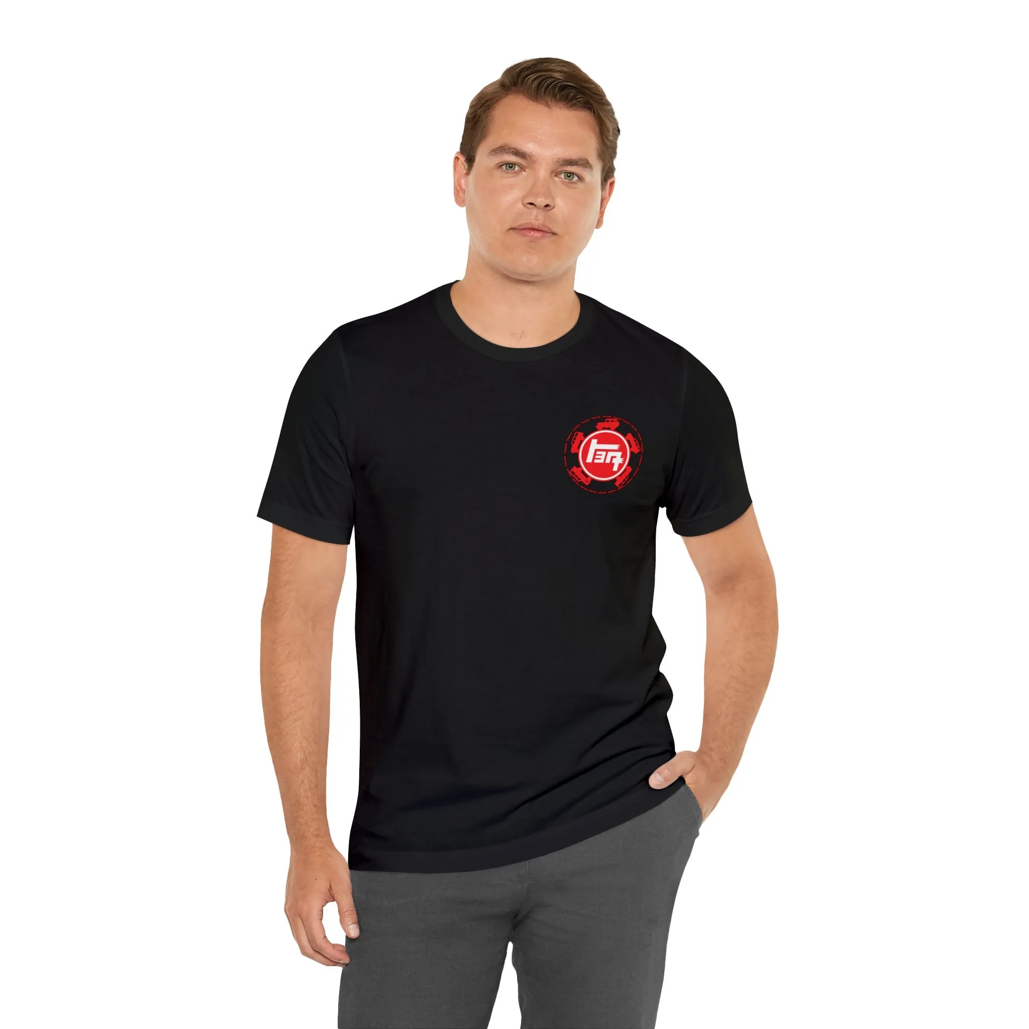 TEQ Truck Silhouettes Fitted Mens T Shirt - Reefmonkey