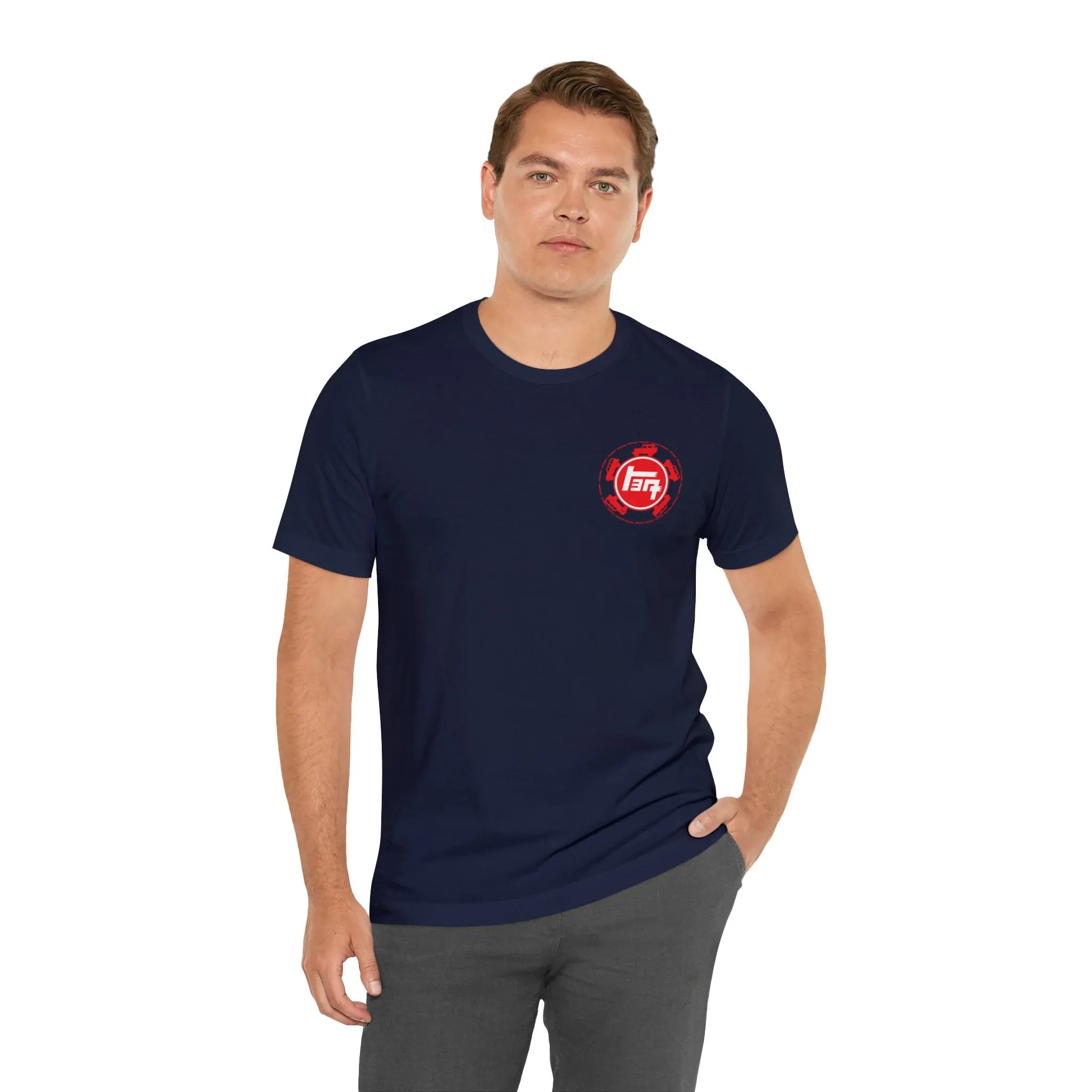TEQ Truck Silhouettes Fitted Mens T Shirt - Reefmonkey