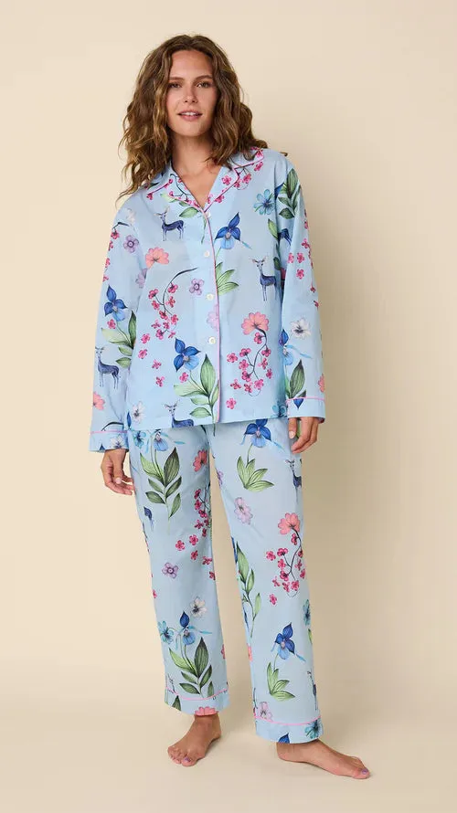 THE CATS PAJAMAS~ Deerly voile 2 pc pj set