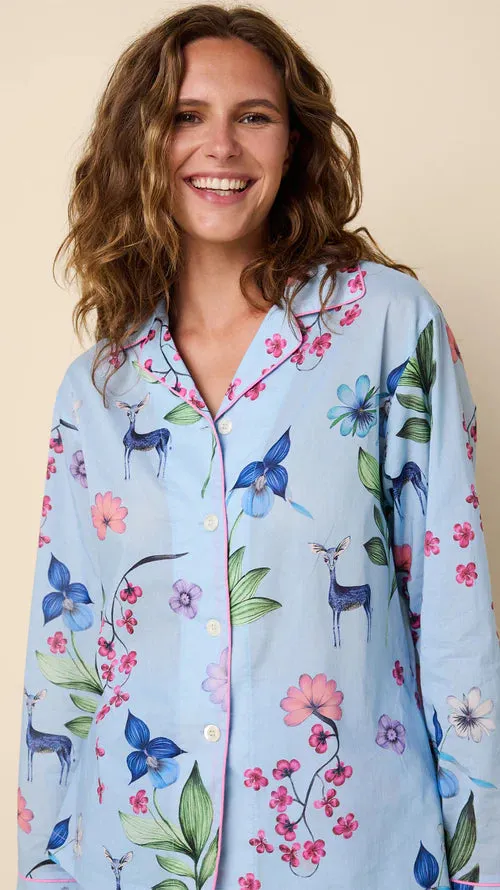 THE CATS PAJAMAS~ Deerly voile 2 pc pj set